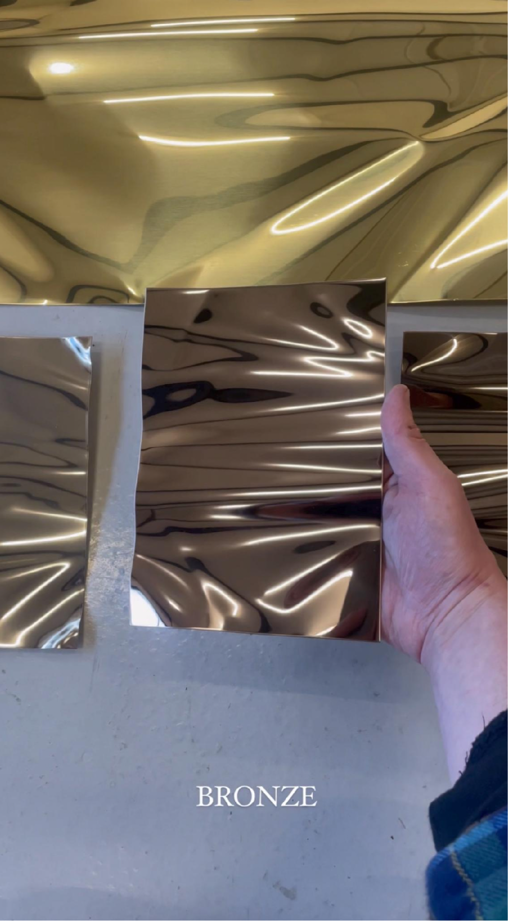 Bronze lucid mirror 2 mirrors