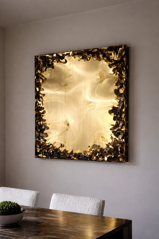 Brass Aura Wall Sculpture