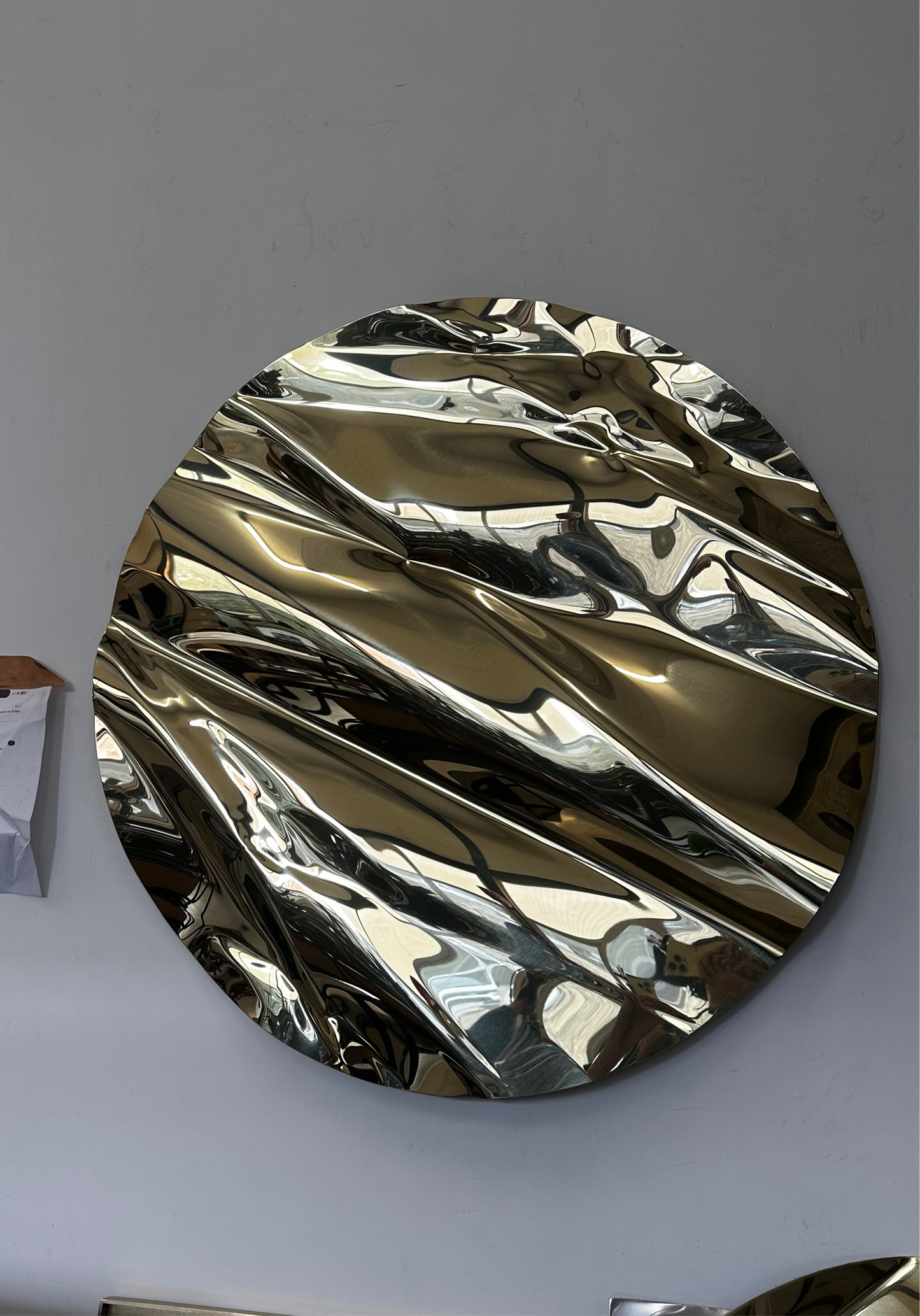 Brass Circular Lucid Mirror