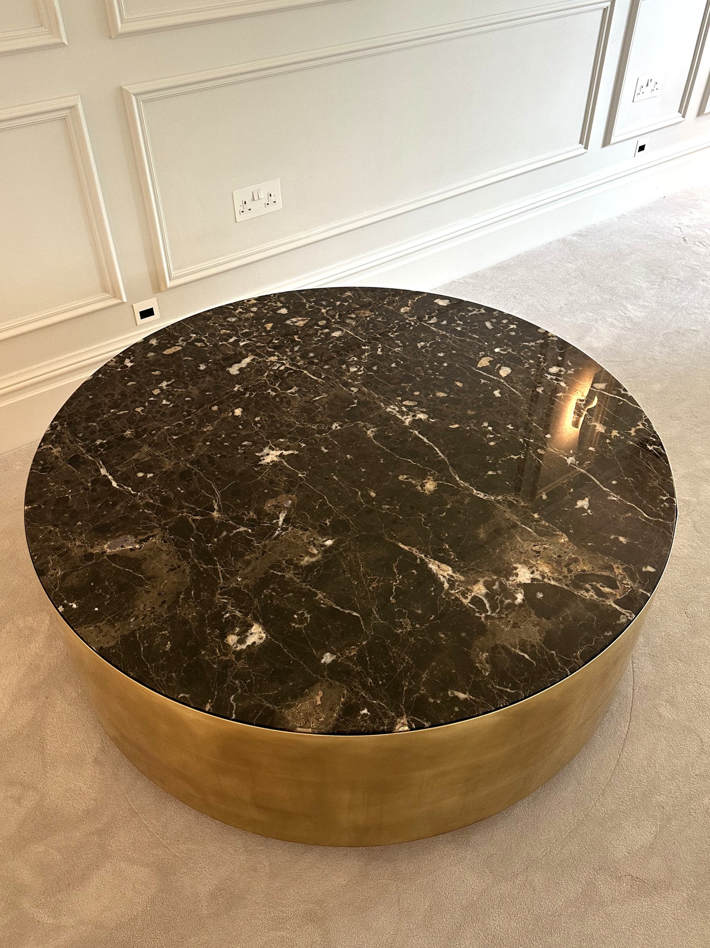 The Beaumont brass Coffee Table