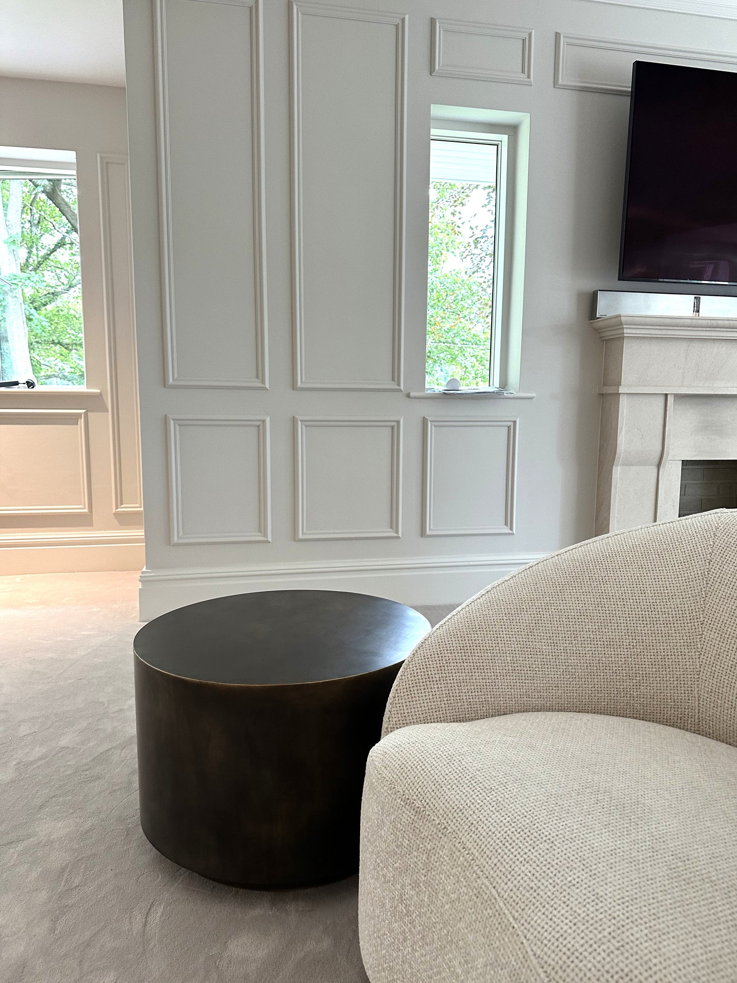 The Ashford brass side Table
