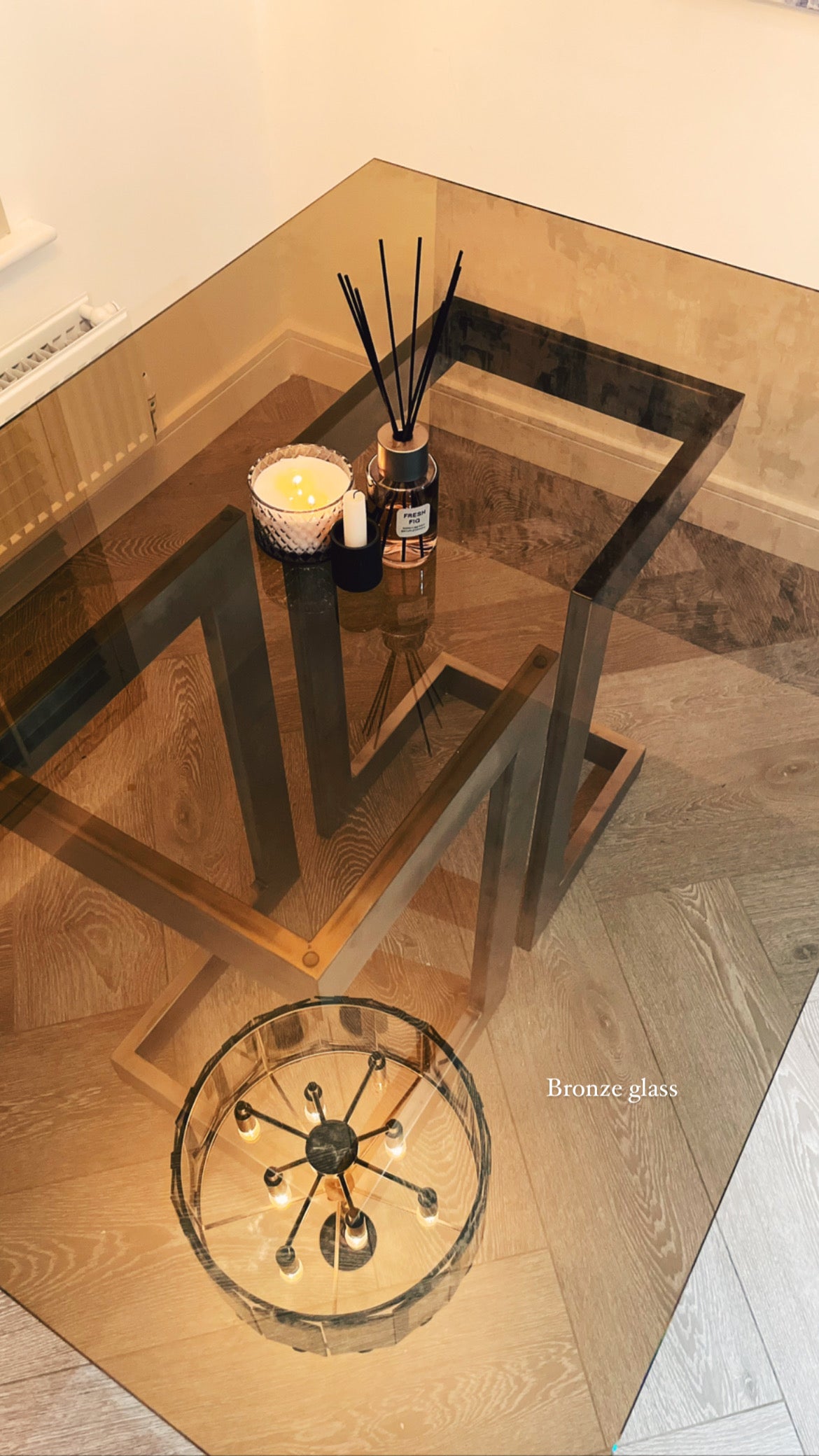 GRACE Glass Dining table
