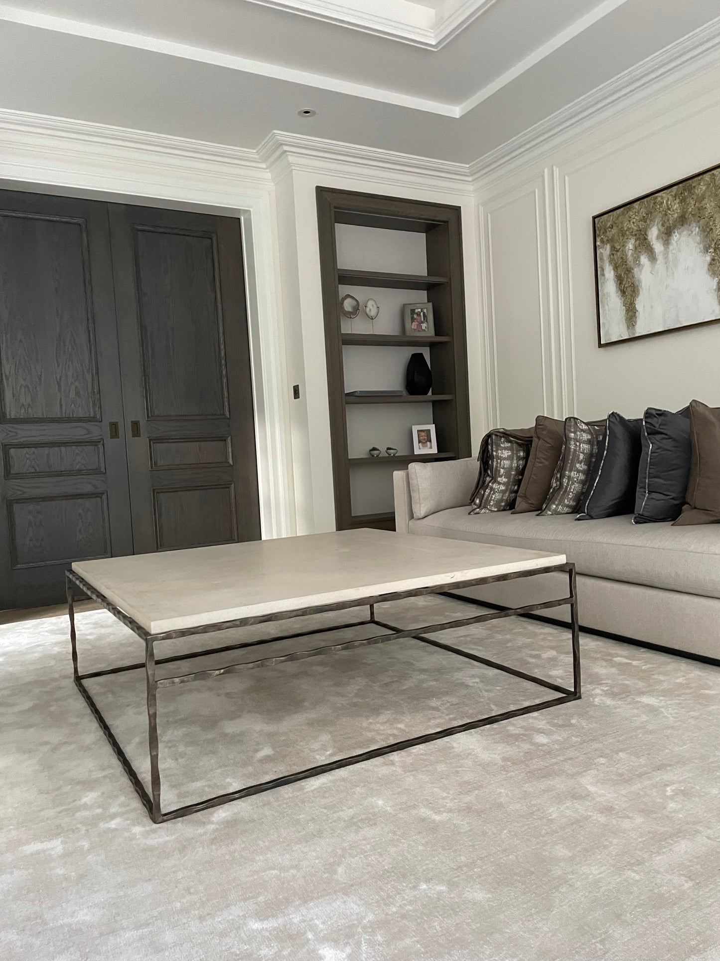 Forged coffee table by PIERS HENRY