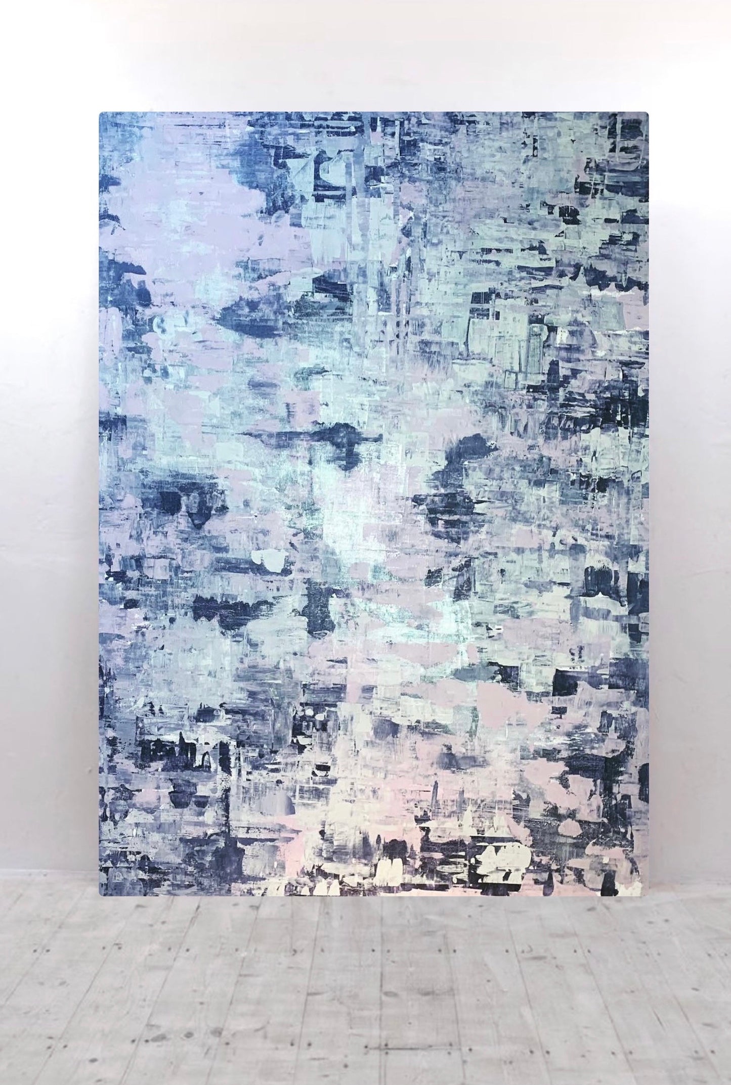 Purple Abstract canvas - original
