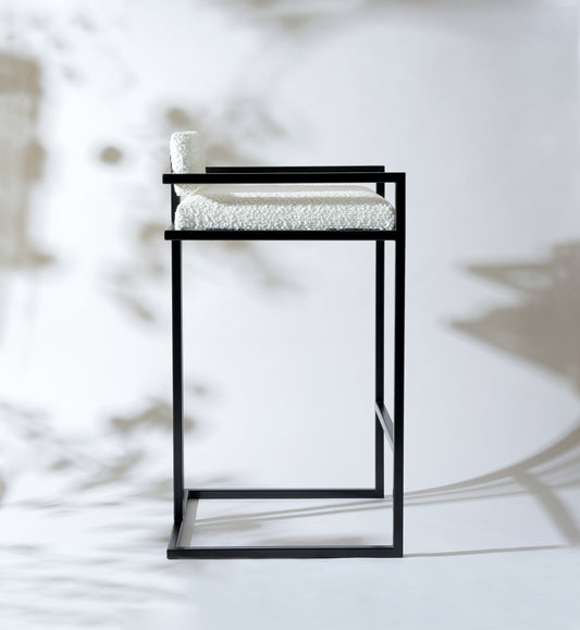 Bowden bar stools - boucle fabric