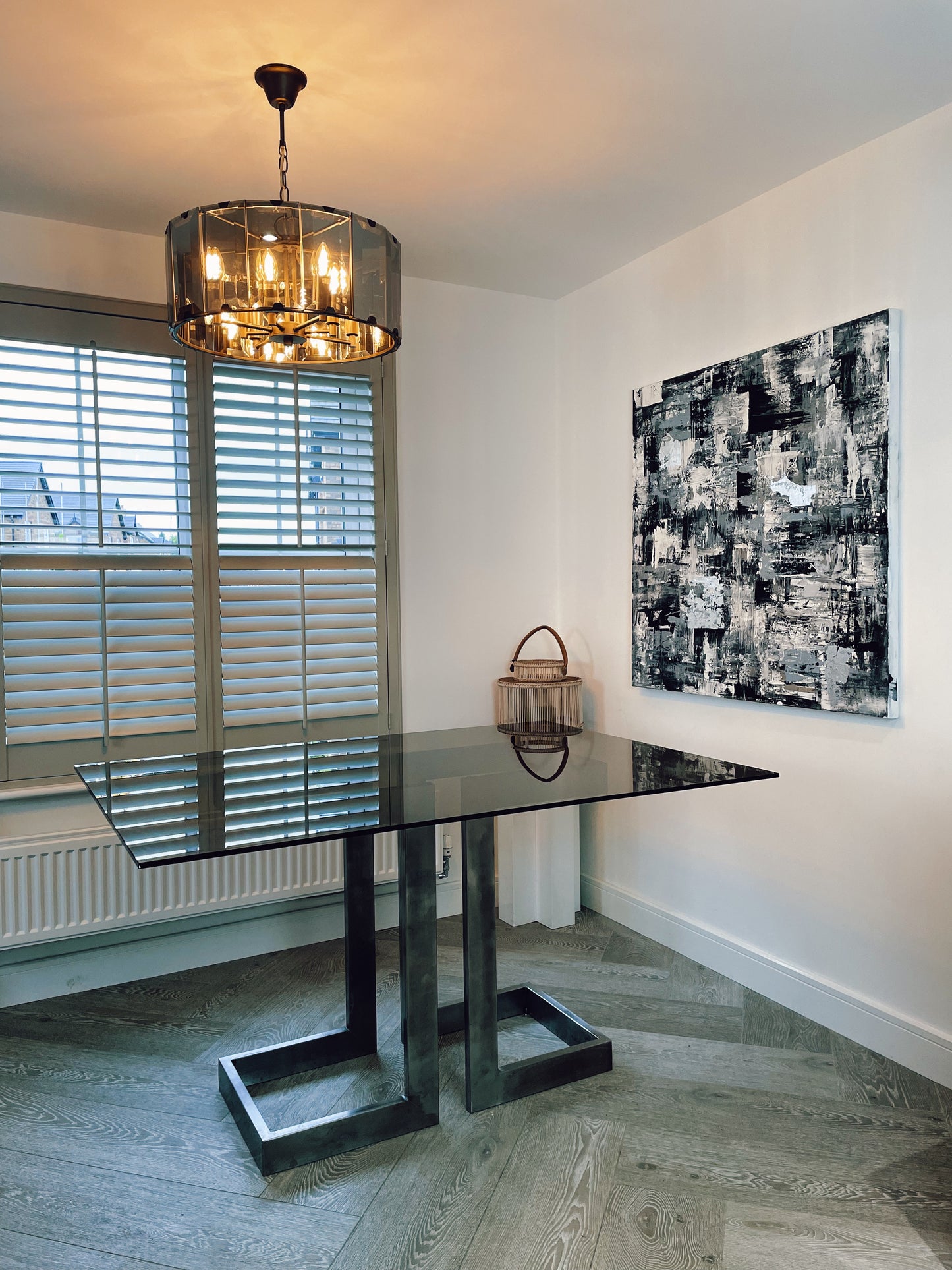 GRACE Glass Dining table