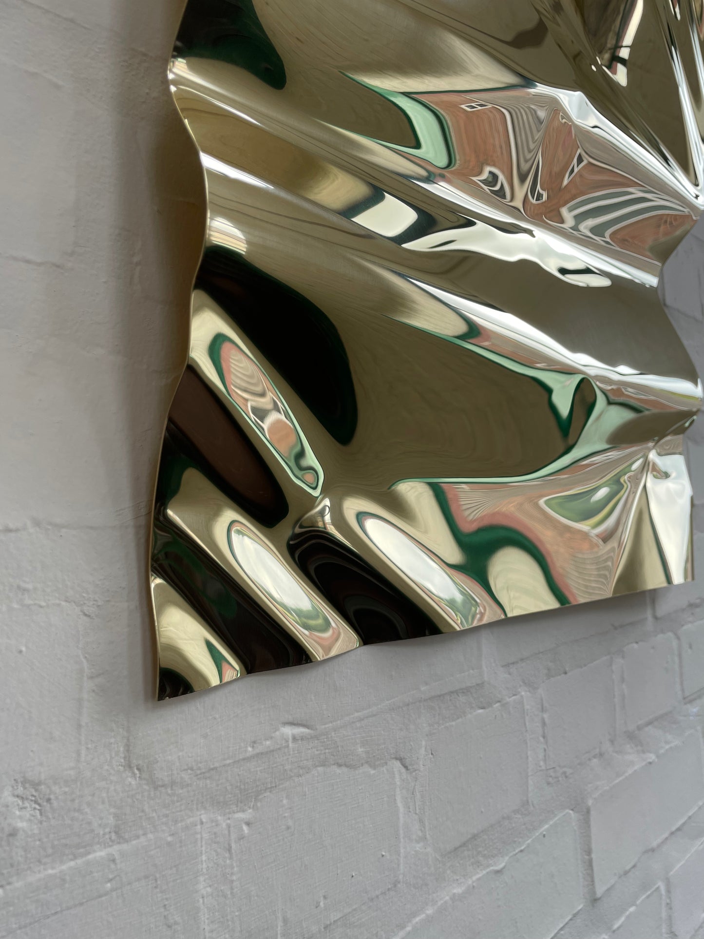 Brass LUCID MIRROR 50cm x 50cm