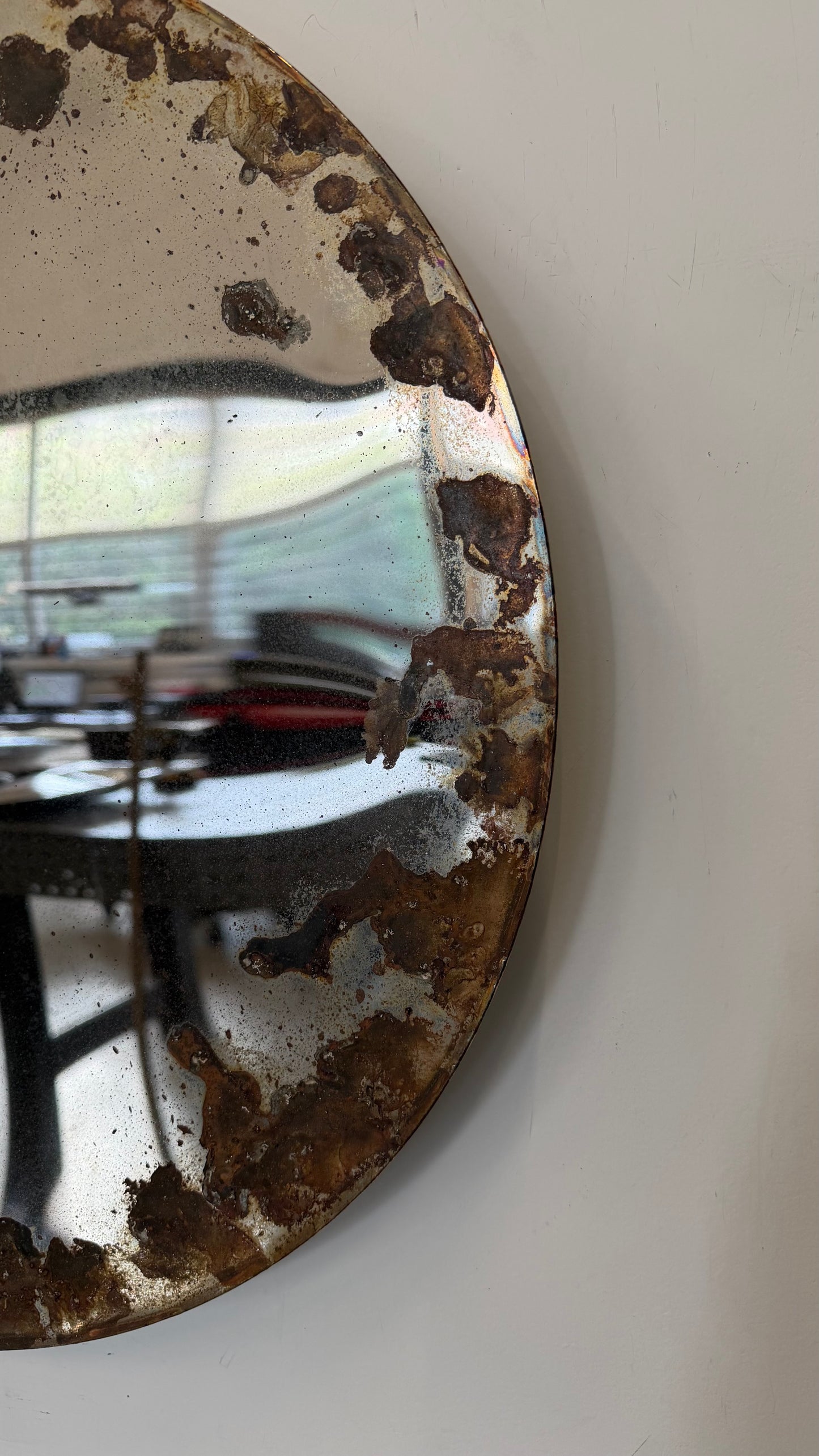 Concave Patina Mirror