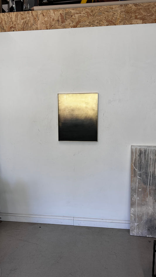 Cloudy brass sculpture