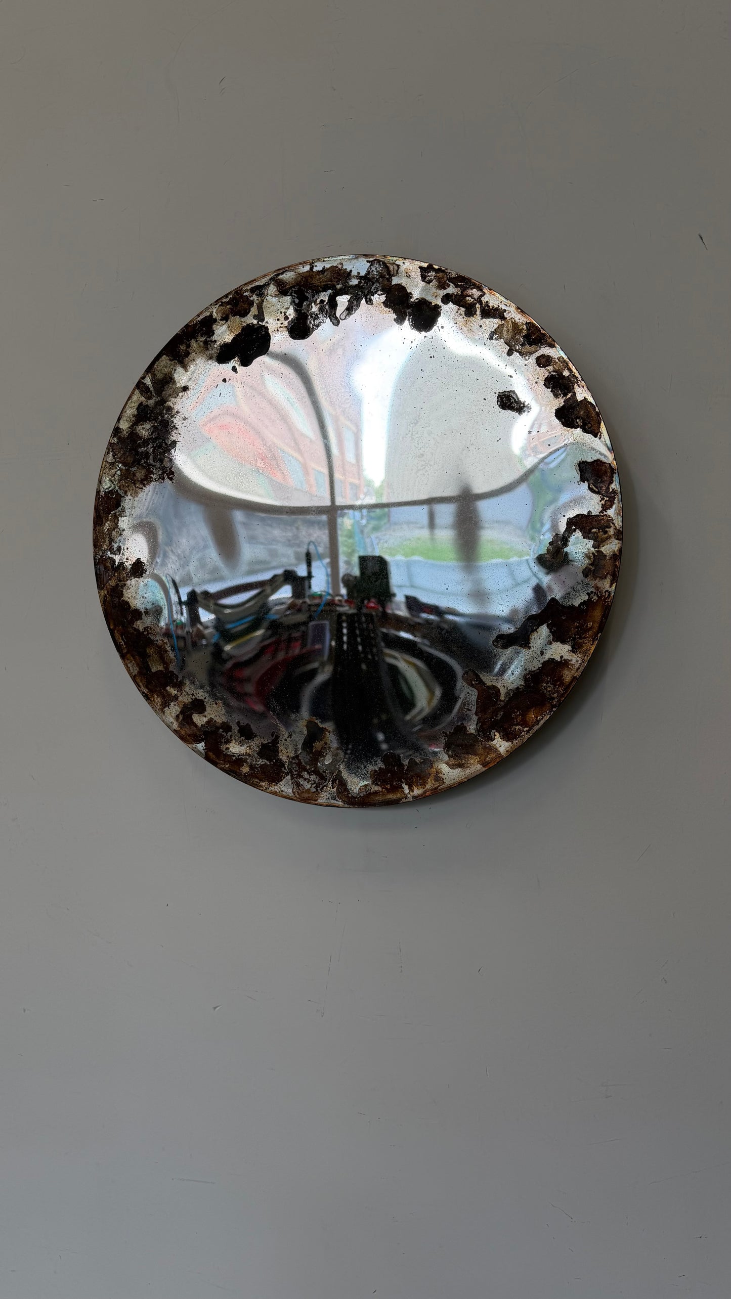 Concave Patina Mirror