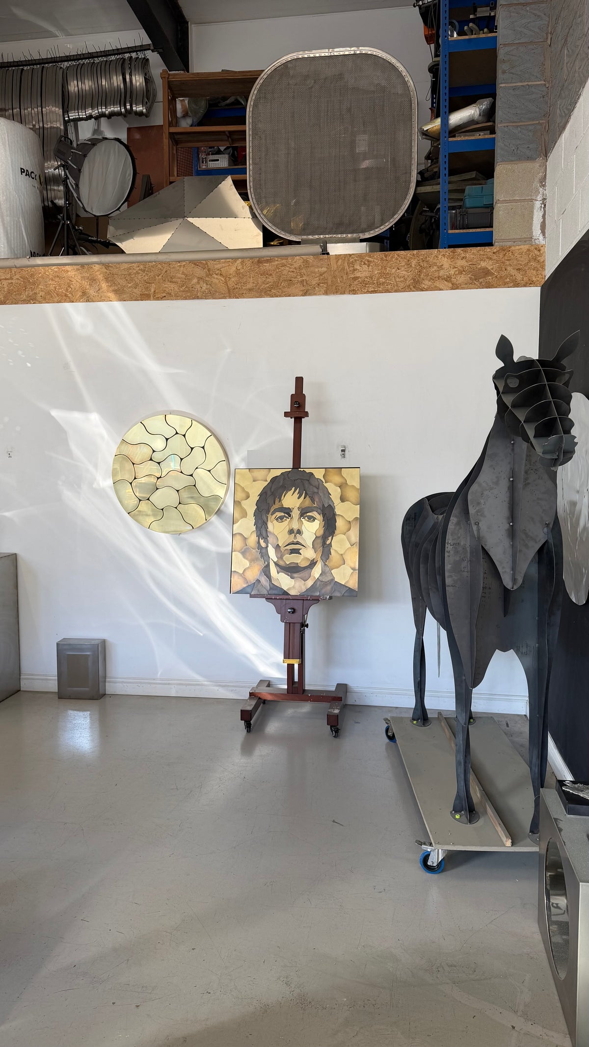 “Biblical” Brass Portrait of Liam Gallagah
