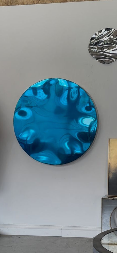Blue Dott Mirror 1m diameter x 90mm deep