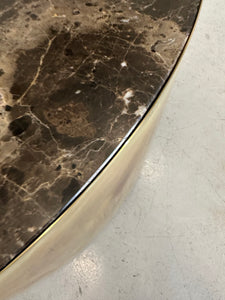 Brass marble coffee table