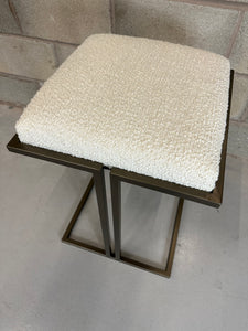 Hale bar stools - boucle fabric