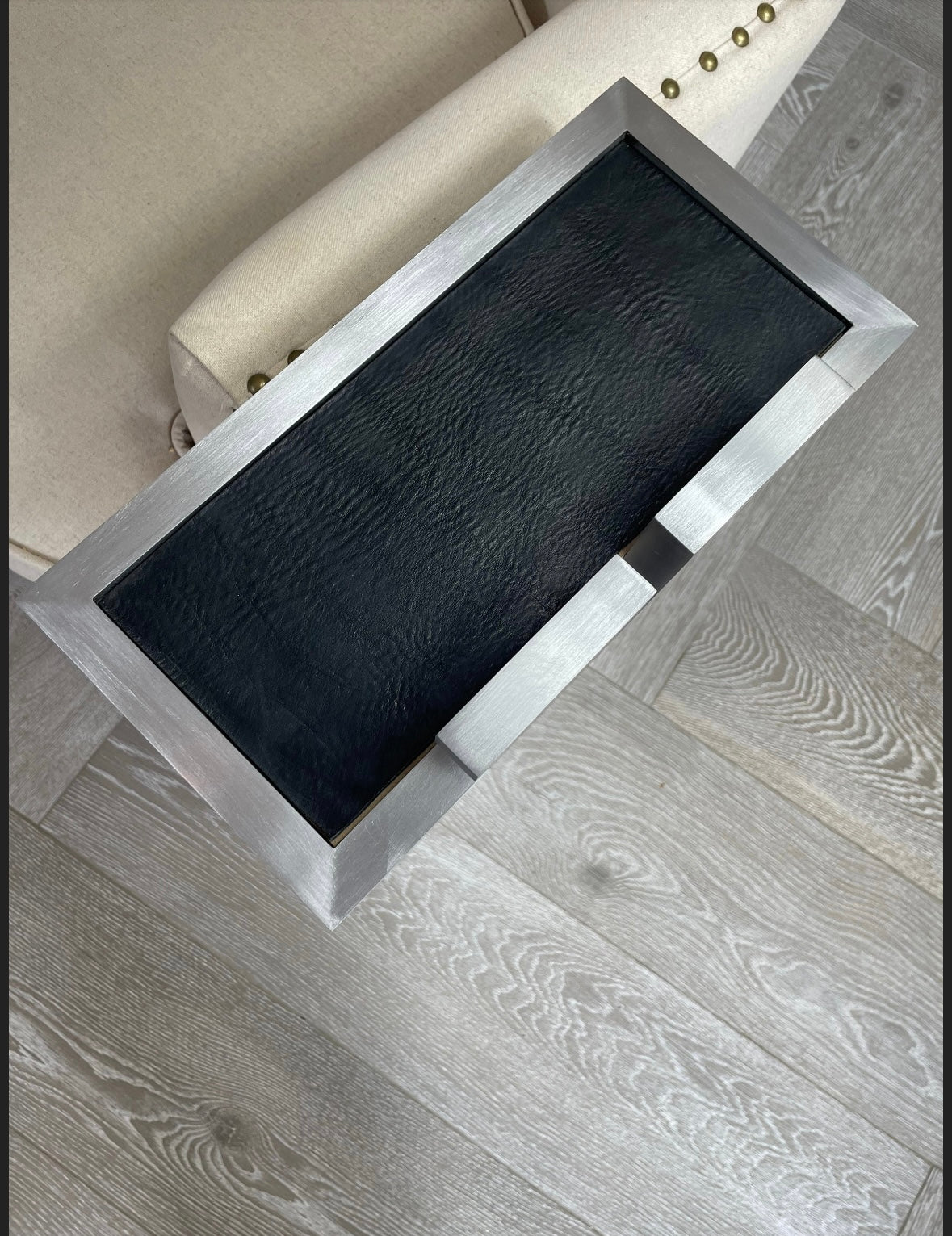 Champagne side table