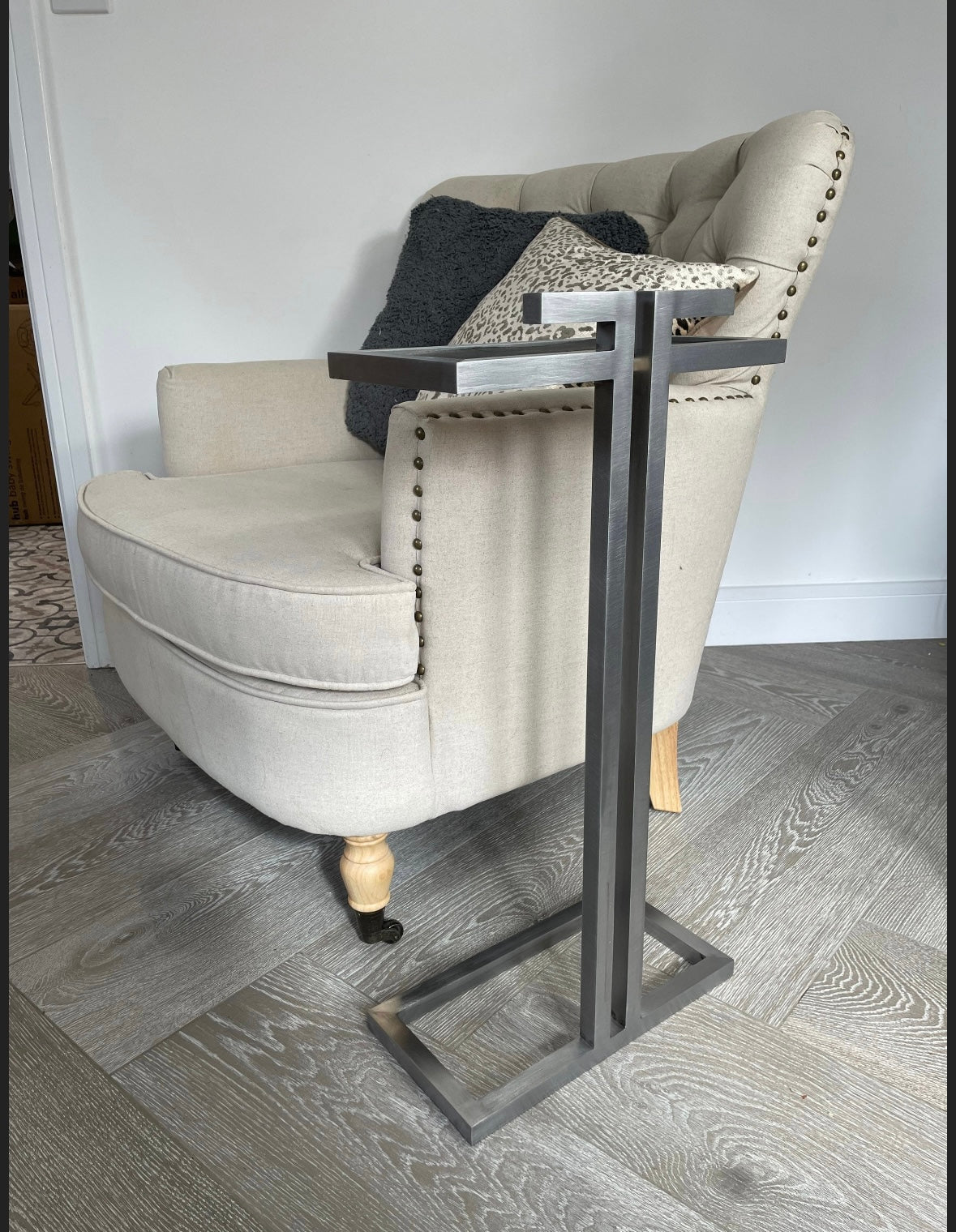 Champagne side table