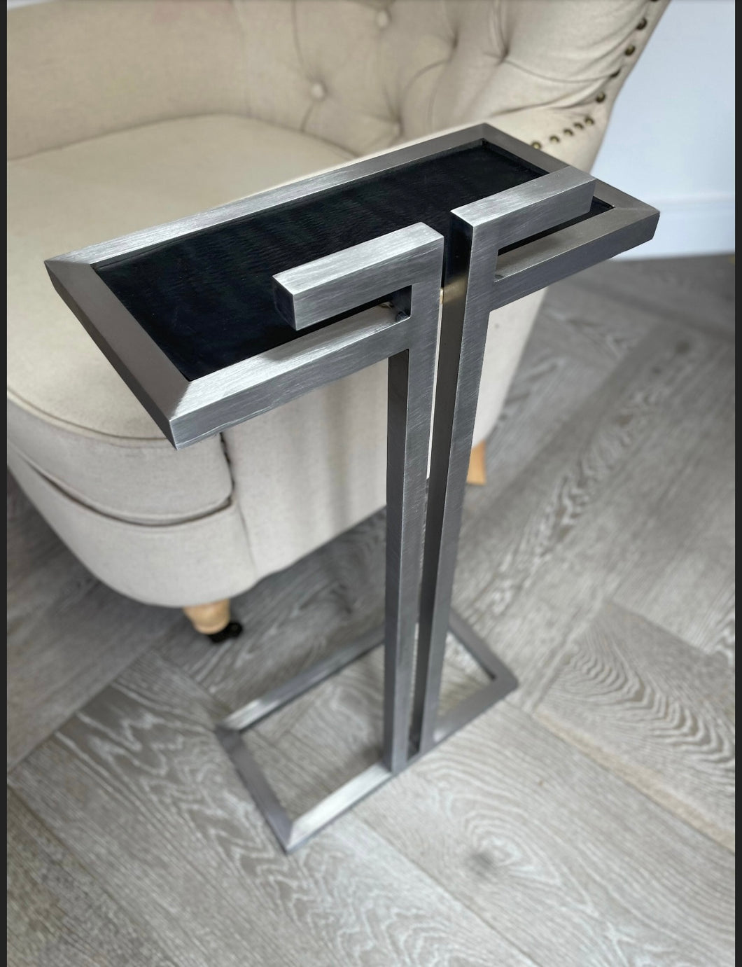 Champagne side table