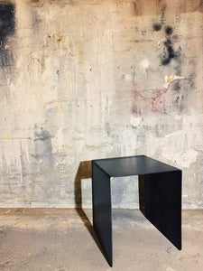 Steel side table