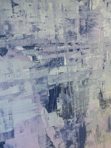 Purple Abstract canvas - original