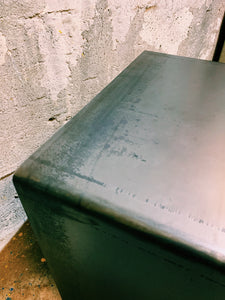 Steel side table